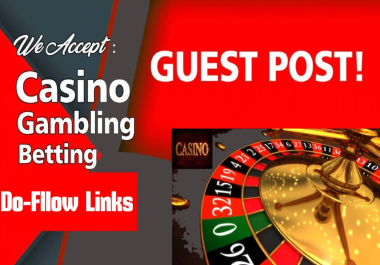 Dominate Ranking on 1 Page with 10 Casino Accepted Guest post sites Dofollow sites with Traffic