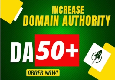 Increase Domain Authority Moz DA 30+ Plus