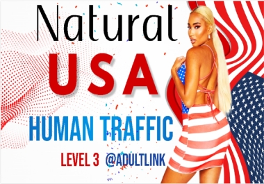 Natural 50,000 USA Human Traffic from Facebook Twitter YouTube and Google