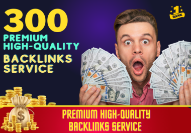Backlink Booster with 300 permanent premium backlinks