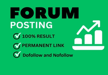 50 High-Quality Forum Posting SEO Backlinks for Boosting Rankings