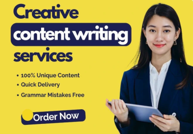 Engaging 1000-2000 Word Creative Writing Services for Businesses