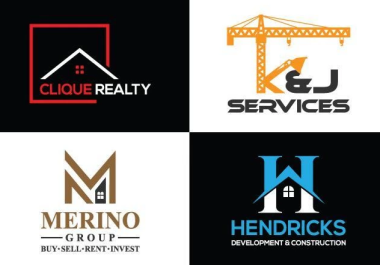 Fast Real Estate Logo Design for Construction & Housing &ndash Delivered in 24 Hours