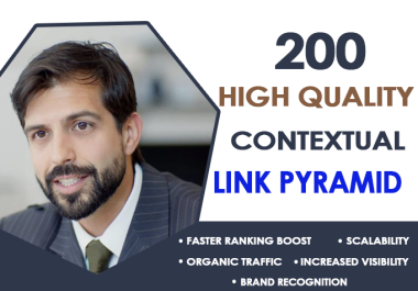 I will create 200+ High Quality Link Pyramid Backlink