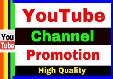 BOOST YOUR YOUTUBE ACCOUNT WITH ORGANIC VIDEO PROMOTE