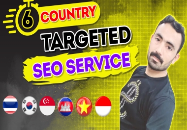 Country Targeted SEO Backlinks Link Building Service Thailand Indonesian Korean Cambodian Singapore