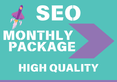 ORGANIC SEO - MONTHLY PACKAGE