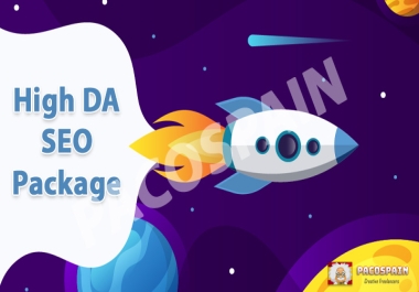 Fast and effective High DA SEO Package