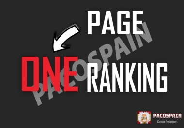 Get you Page 1 ranking in 10-15 days + FREE a Bonus