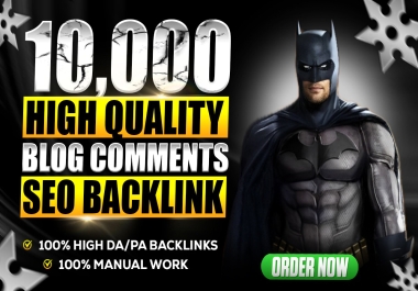 Create Manually 10000 SEO High Authority Dofollow SEO Backlinks