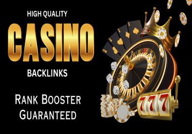 Shoot your site into top google ranking with 50+ pbn dofollow permanent backlinks, casino, gambling