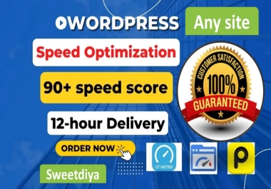 Welcome to our WordPress or any Speed Optimization Gig