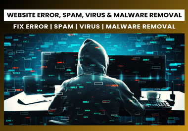 Fix error,  spam,  virus,  malware removal for hacked wordpress website