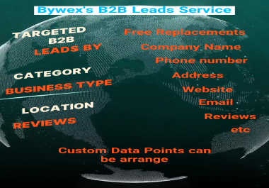 500 B2B LEADS fresh. Your Keyword-Your Location HQ Email List Building.