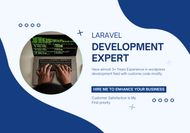 Professional Laravel Web Application Development,  Customization,  and Modification Services