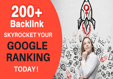 Diversified 200 Quality High DA Authority Backlinks SEO Link building