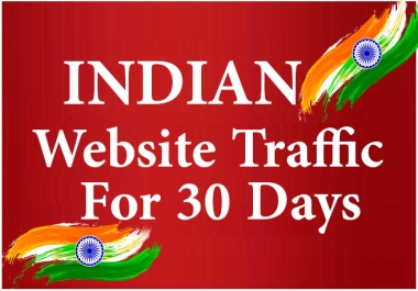 Indian Website Traffic For 30 Days