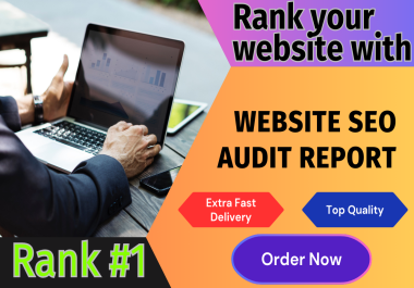 I will provide a premium website SEO audit report with action plan