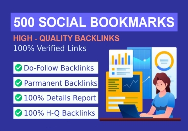 I Well Do 500+ Do-Follow High Authority Bookmarks PBN Backlinks Google Ranking