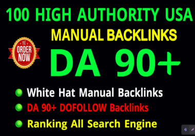 provide you 100 high authority USA powerful link building SEO backlinks