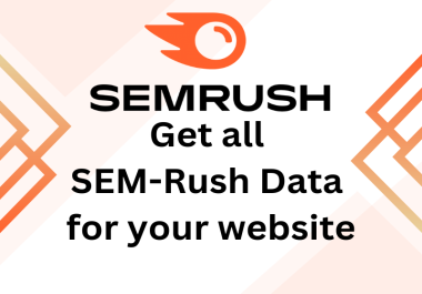 Get all SEM-Rush Data for your website
