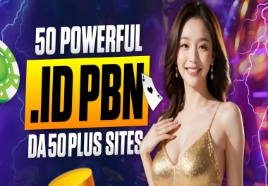 50 Premium Indonesia. ID PBN Backlinks on High Authorirty Sites DA50 OR DR50