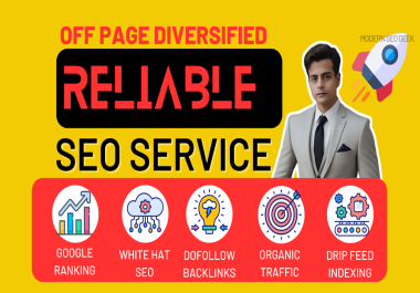 Reliable Off page diversified backlinks SEO service with high da link building