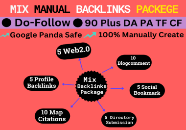 40 Manual web2, Profile, Bookmark, Directory, Blogcoment, Map Backlinks From 90 Plus DA DR TF sites
