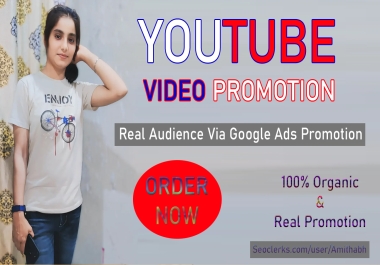 Organic Video Views Promotion with Google and Native Ads