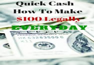 Teach Strategy To Earn 100USD Or More Each Day With video step by step video and document training