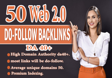 50 High-Quality Web 2.0 Backlinks &ndash Boost Your Website&rsquo s Authority & Rankings