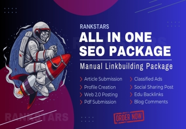 All In One Seo Package Boost your Website's Ranking With High Authority Unique Domain Backlinks