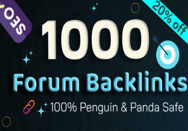 Get 1000 forum profiles backlinks