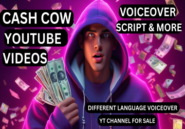 I will create Faceless YT,  Cash Cow YT Videos,  Faceless Videos