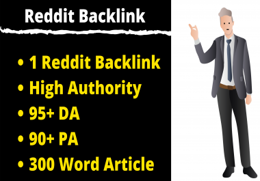 High Domain Authority Reddit 98 DA Powerful Backlink For Rank Your Website