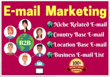 I will collect niche targeted email list