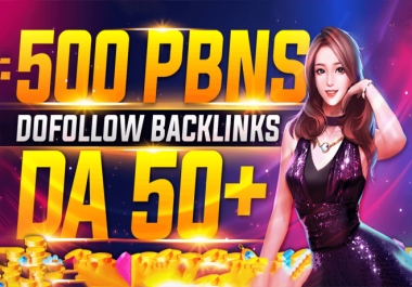 Ranking Your Site 500 PBNs Homepage Backlinks High Quality Gambling Casino Sports & Betting Ufabet