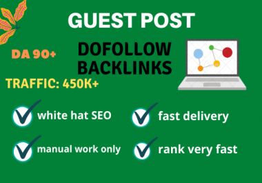 I will publish hq SEO guest posting on pr da 80 websites