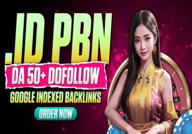 Powerful Indonesian. ID Domains 10 PBN links - Homepage Placement - HIGH DA PA Blog Posts - PBN Link