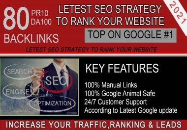 I Will MANUALLY Do 80 UNIQUE PR10 SEO BackIinks on DA100 sites Plus 10 Edu Links