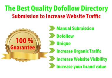 I Will Provide 111 Dofollow High Quality Unique Directory Submission Backlinks for Website