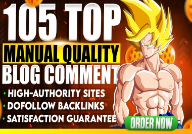 will make 105 Manually Blog comments