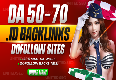 get 100 premium. id Homepage PBN Backlinks,  quick indexing on google Indonesian domains