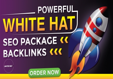 100 Power White Hat SEO Package Backlinks High DA PA