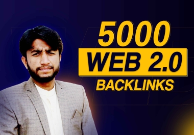 5000 Web 2.0 Contextual SEO Backlinks Dofollow Backlinks - High DA50