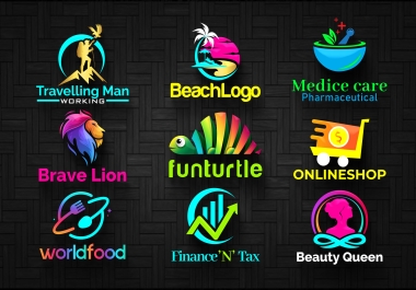 I will do modern 3d logo design for your website company and business