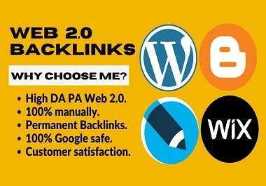 30 Foundation WEB2.0 High DA Backlinks SEO Link Building