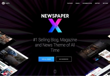 I will install newspaper x theme premium on your wordpress website