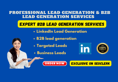 Professional Lead Generation & B2B Lead Generation Services