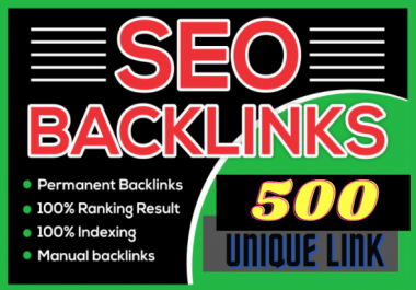I will boost your google rankings with 500 high quality live manual SEO backlinks